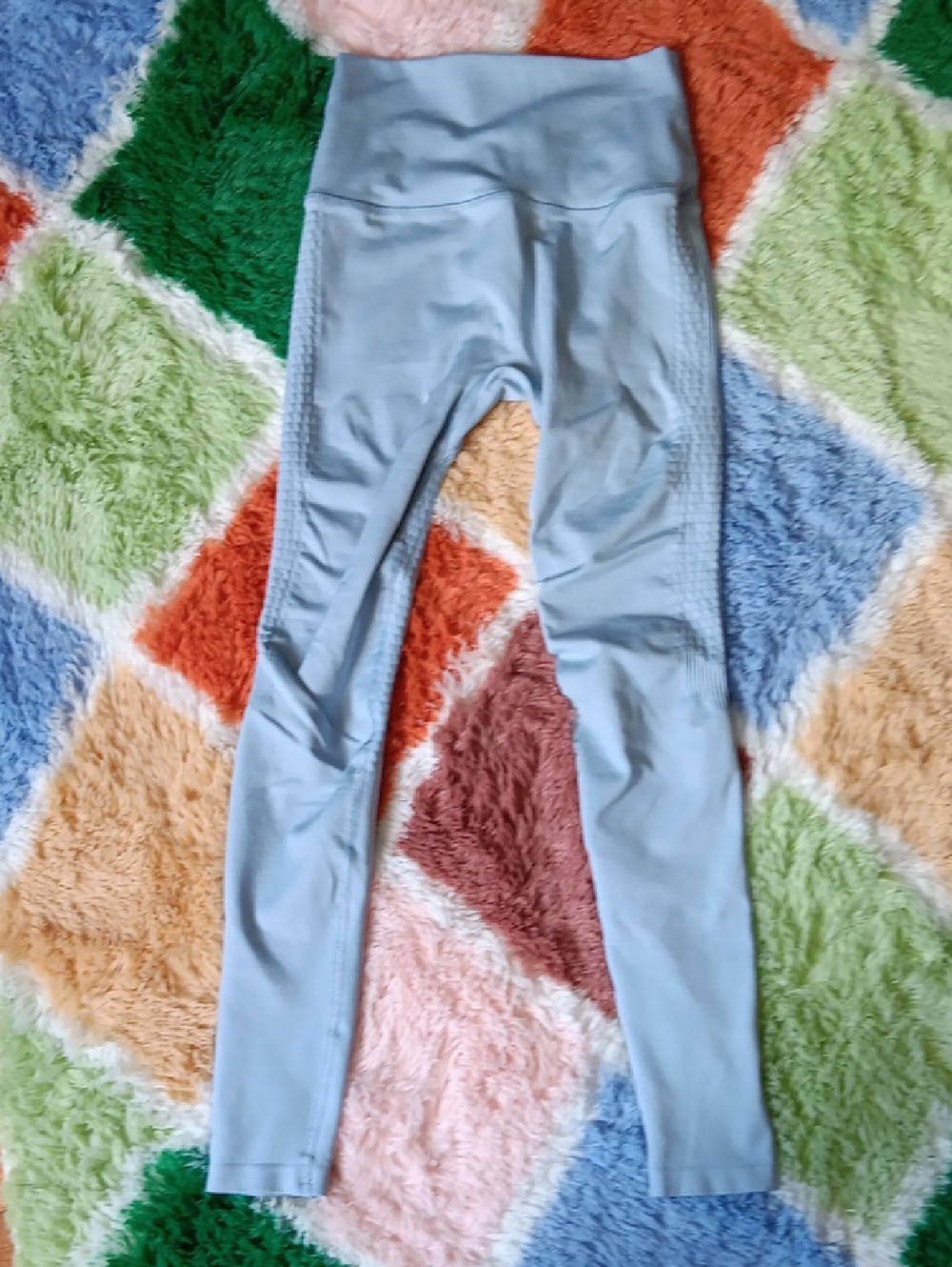 Alphalete Light Blue Kids High-Waist Active Leggings